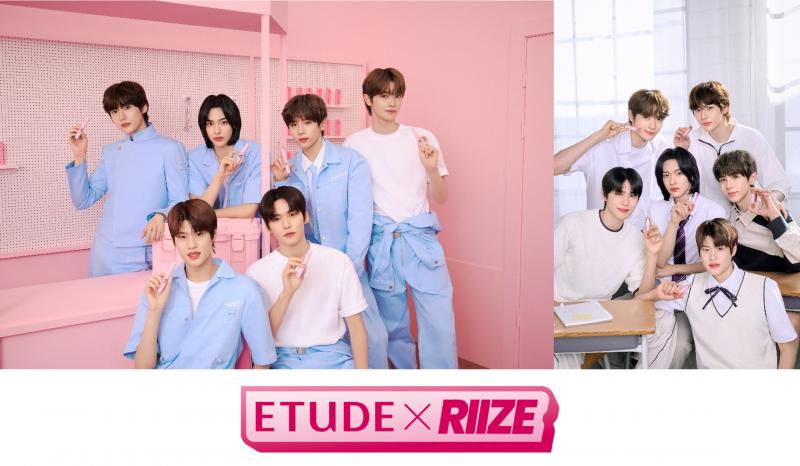 韓国コスメブランド「エチュード」の新ミューズに話題の新人グループ RIIZEが就任！