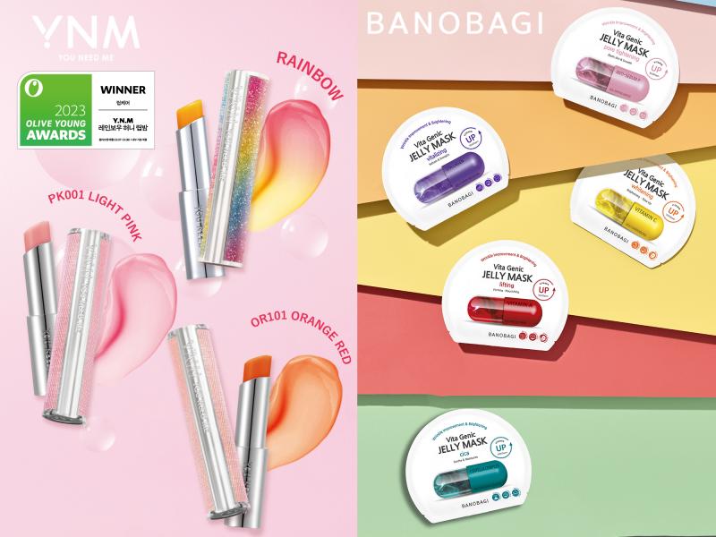 韓国スキンケアブランド「BANOBAGI」のマスクパックと「YNM」のリップバームが全国のミニストップで発売中!