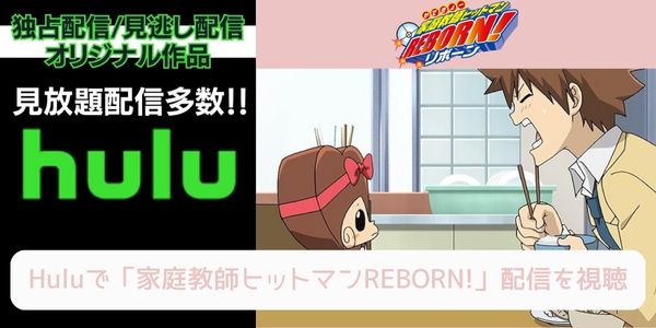 hulu 家庭教師ヒットマンREBORN! 配信