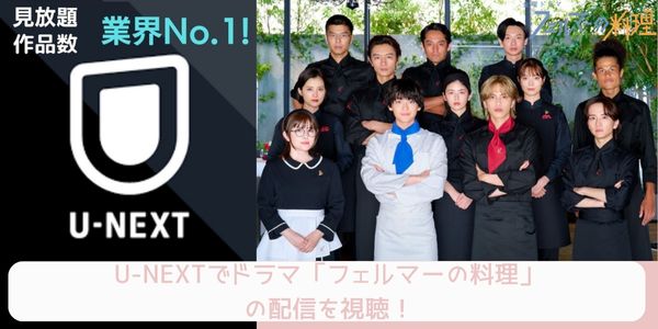 unext フェルマーの料理 配信