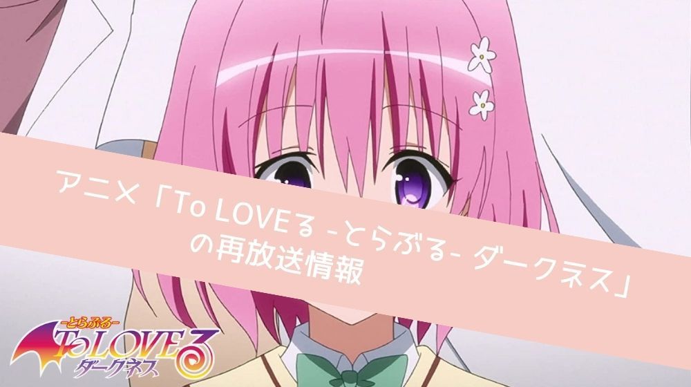 TO LOVEる-ダークネス-　再放送情報